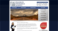 Desktop Screenshot of franklin-insurance.net