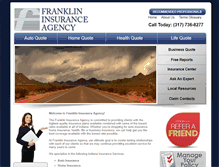 Tablet Screenshot of franklin-insurance.net